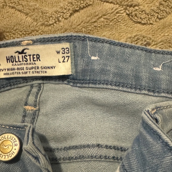 Hollister | Women's Curvy Hi-Rise Super Skinny Jeans | Size 17 - Picture 7 of 8